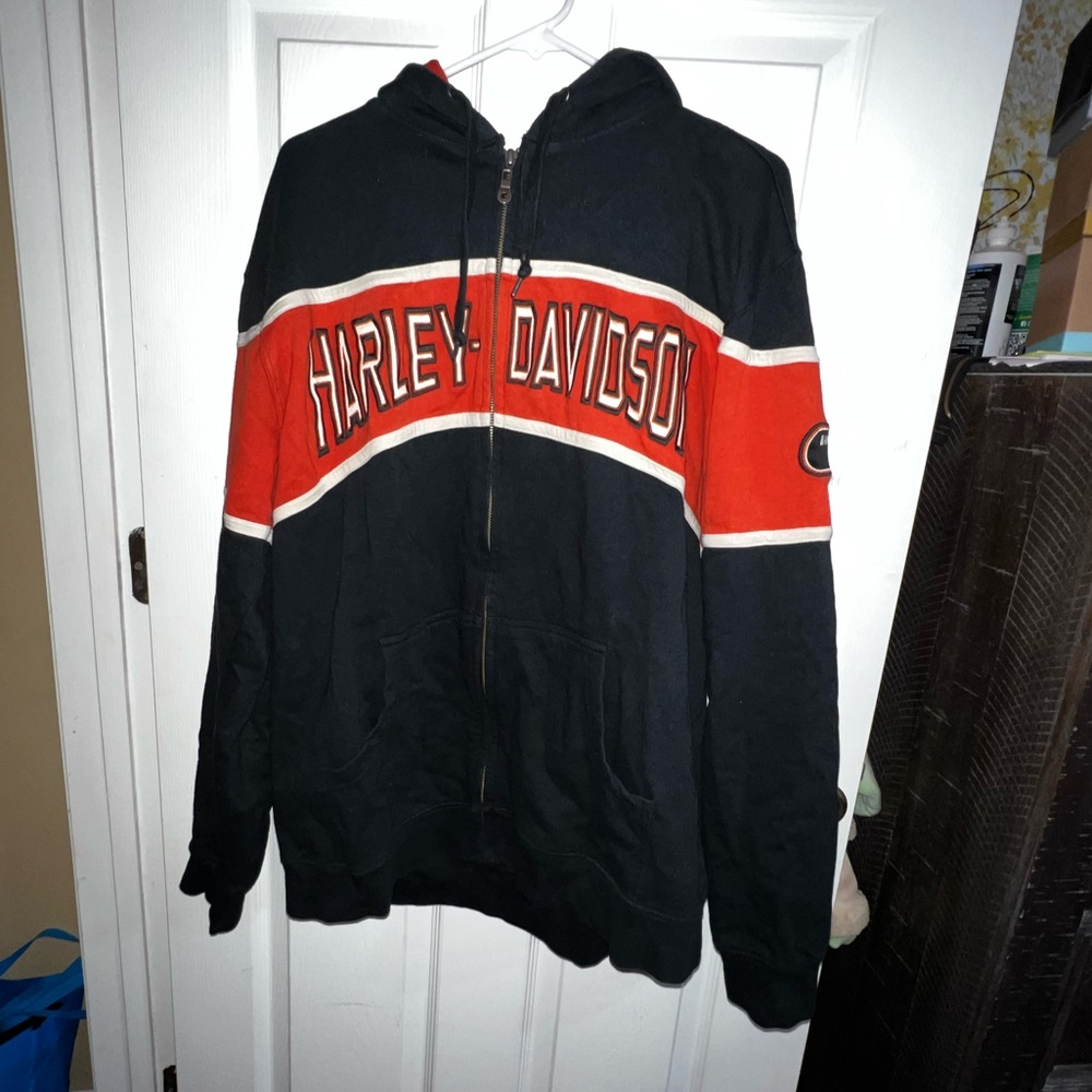 Vintage Harley Davidson Full Zip Jacket